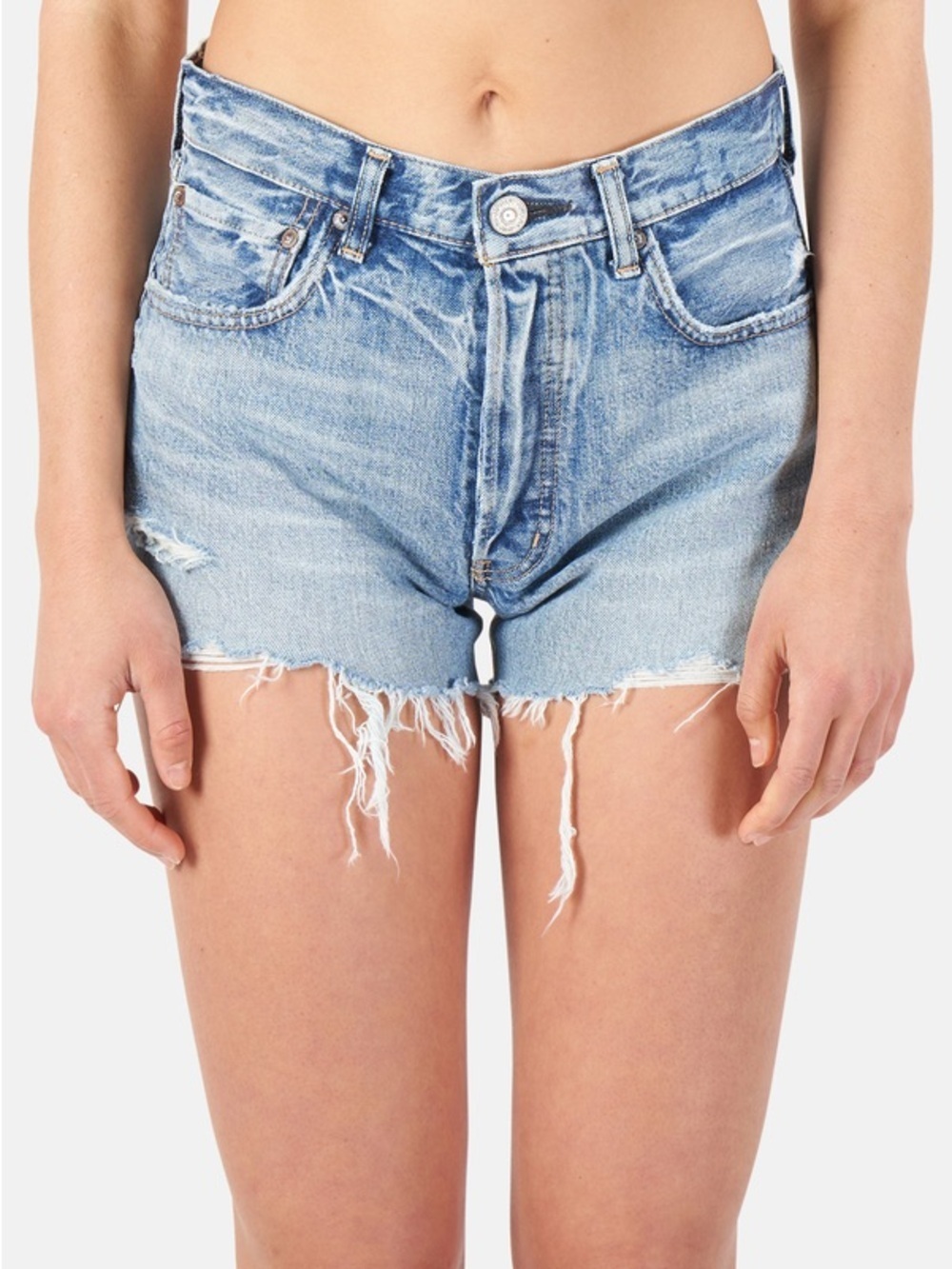 Moussy Vintage Shirley Shorts in Light Blue Size 30 EUC 139